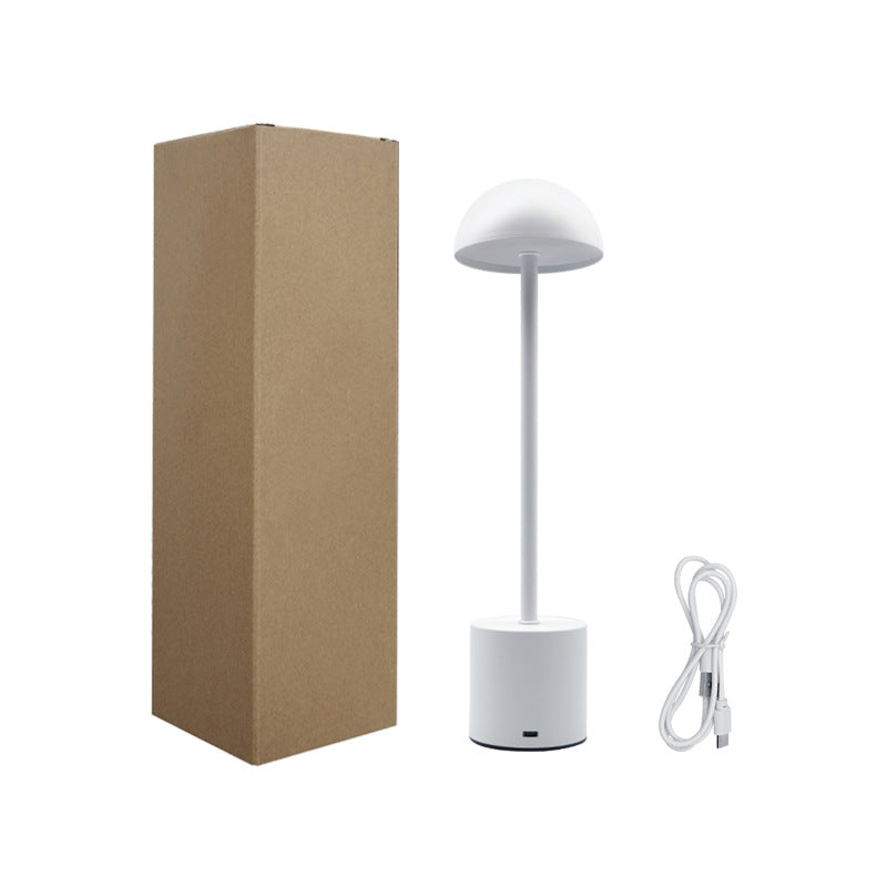 Creative Mushroom Table Lamp Usb Charging Three-color Dimming Touch Stepless Dimming Bedroom Bedside Table Lamp